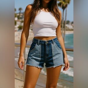 ❤️ BNWT bebe Denim patch pocket shirt size 30